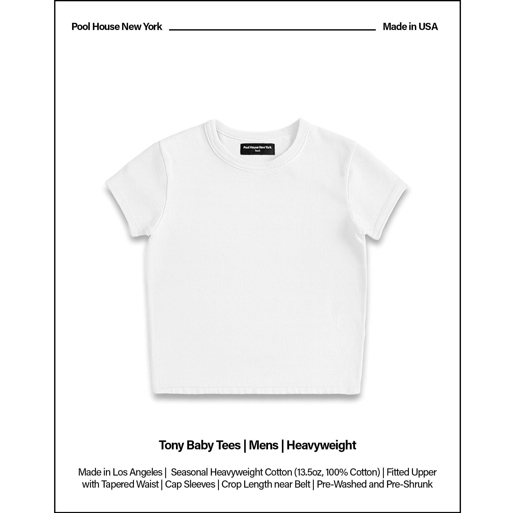 Tony Baby Tee | Men's | Heavyweight T-Shirt Classic White 