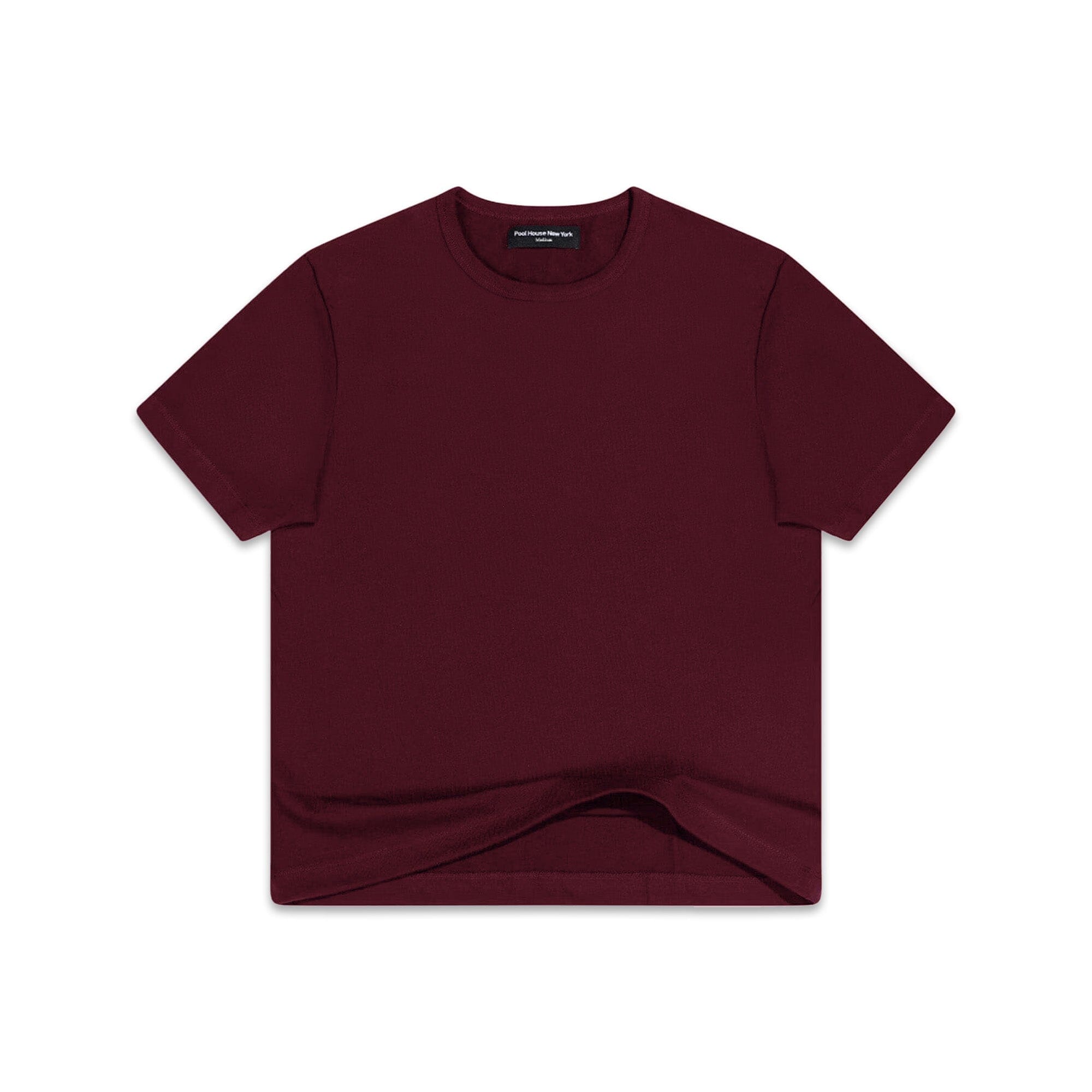 Los Feliz Crop Muscle Tee II | Heavyweight (Spring) T-Shirt Deep Maroon 