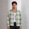The Fairfax Half-Crop Overshirt | Made in USA Yoshiwa Green 